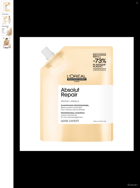 LP Absolut Repair Shampoo Refill Pouch 500ml