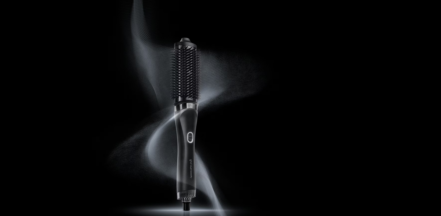 New GHD DUET BLOWDRY HAIR DRYER BRUSH IN BLACK