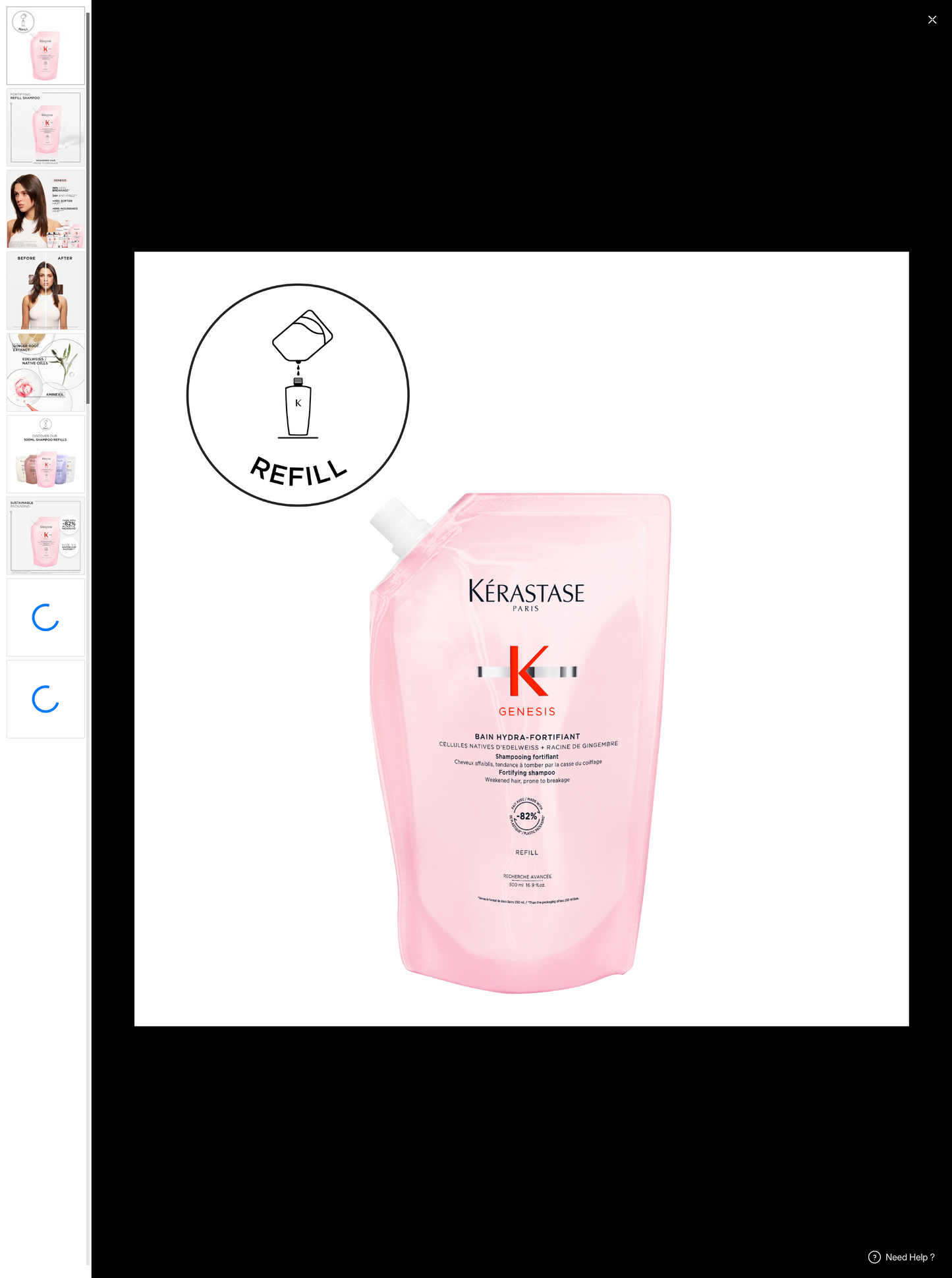 Genesis Bain Hydra Fortifiant Refill 500ml